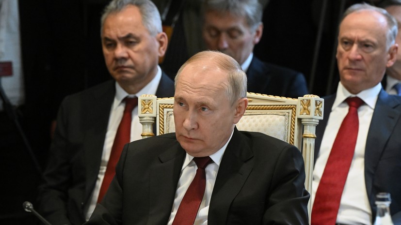 Кремль: Путин на совете ОДКБ кратко информировал коллег о спецоперации на Украине
