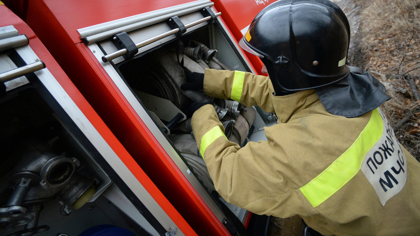 В административном здании в Архангельской области произошёл пожар