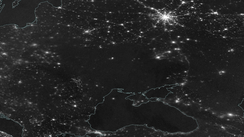 NASA опубликовало спутниковый снимок с Украиной после массированных ударов 23 ноября