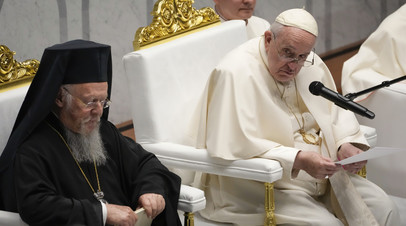 Папа Римский Франциск призвал противостоять гонке вооружений