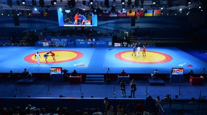 Россияне Брачев и Гамзатов завоевали бронзовые медали на ЧМ по самбо в Киргизии
