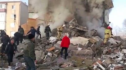 В посёлке на Сахалине объявлен траур в связи с взрывом газа в жилом доме