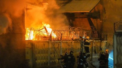 При пожаре на цветочном складе в Москве погибли шесть россиян и гражданин Таджикистана