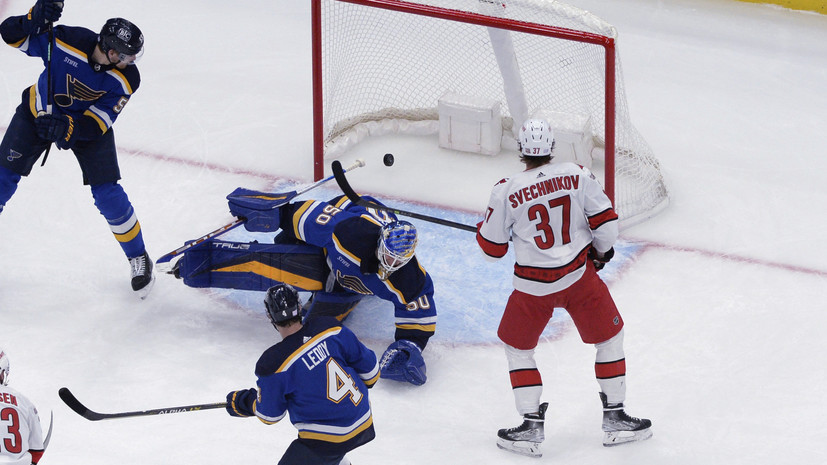 «Каролина» переиграла «Сент-Луис», у Бучневича и Тарасенко по два очка