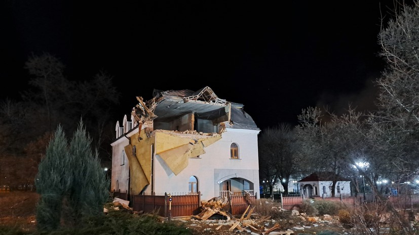 Боевики ВСУ повредили храм в центре Донецка в результате своих обстрелов
