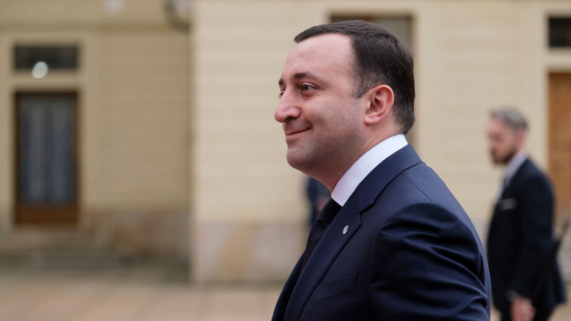 Премьер Грузии Гарибашвили: оппозиция занимается отправкой грузинских наёмников на Украину