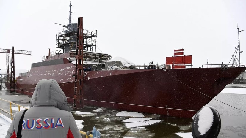 Новый ракетный корабль «Наро-Фоминск» для ВМФ России спустили на воду в Татарстане