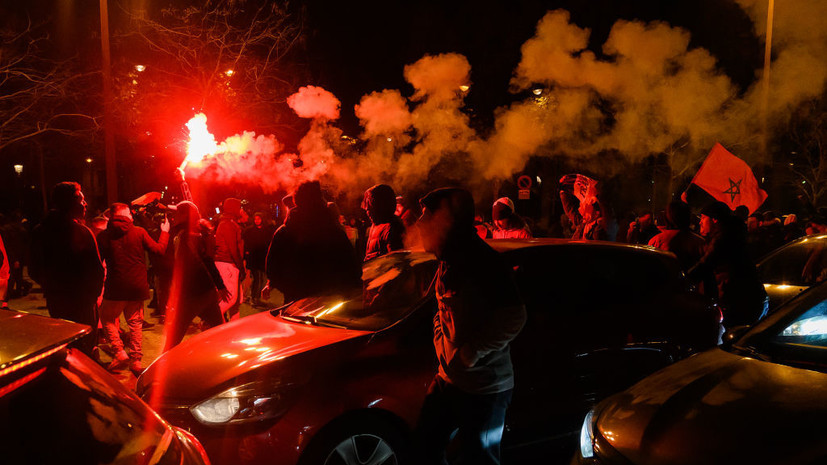 Во Франции задержали 170 участников беспорядков после победы Марокко на ЧМ