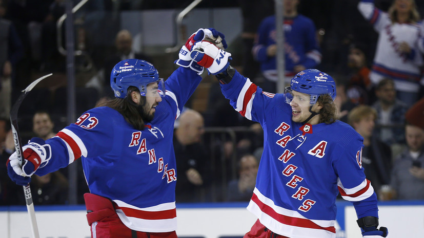 Гол Панарина помог «Рейнджерс» обыграть «Айлендерс» в НХЛ