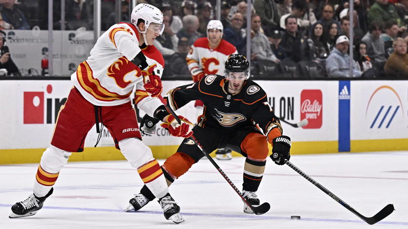 Передача Задорова помогла «Калгари» победить «Анахайм» в матче НХЛ