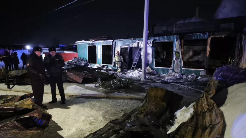 Неисправность электрооборудования рассматривают среди причин пожара в приюте в Кемерове