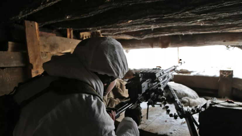 Народная милиция ЛНР опубликовала видео удара артиллерии по украинским националистам