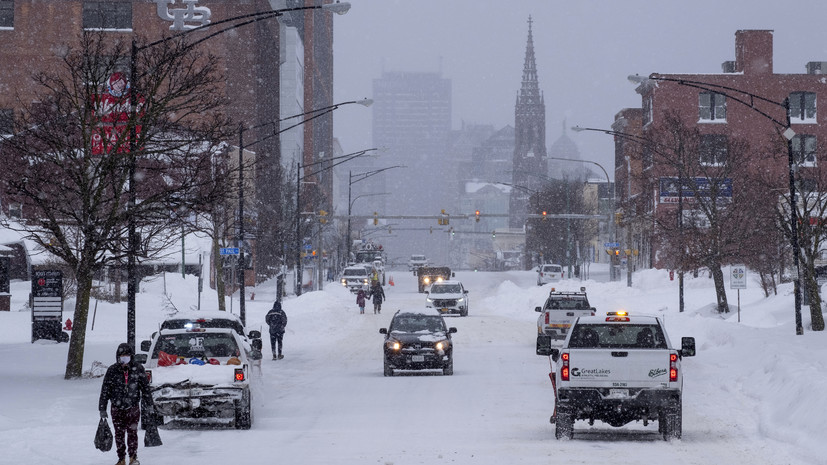 Число погибших от последствий снежной бури в США возросло до 63