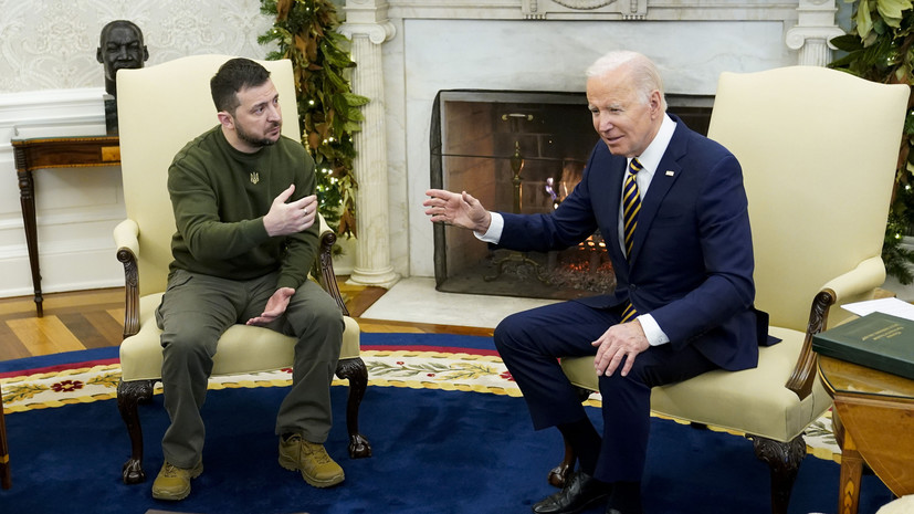 Hill: Байден и Зеленский заложили основу для переговоров России и Украины