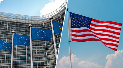 Еврокомиссия / флаг США