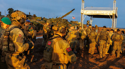 Военнослужащие войск НАТО в Литве