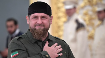 Кадыров поблагодарил Путина за награждение орденом Александра Невского