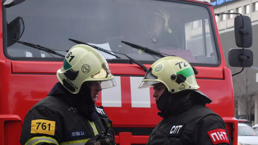 Спасатели ликвидировали открытое горение в ресторане в центре Москвы