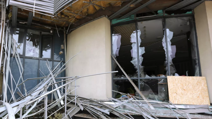 Кулемзин: здание психиатрической больницы в Донецке получило повреждения при обстреле