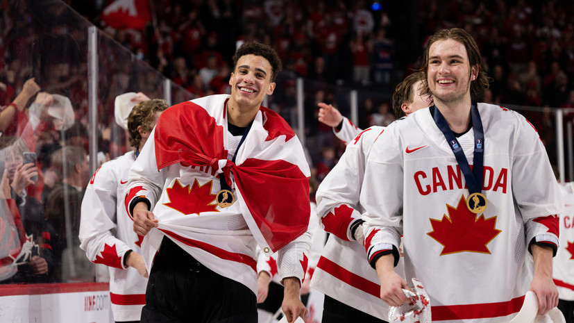 Сборная Канады в 20-й раз завоевала золото молодёжного чемпионата мира по хоккею