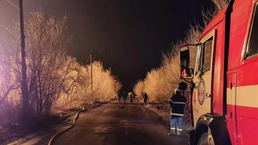 Сотрудники «Луганскгаза» ликвидировали возгорание на газопроводе в Лутугине