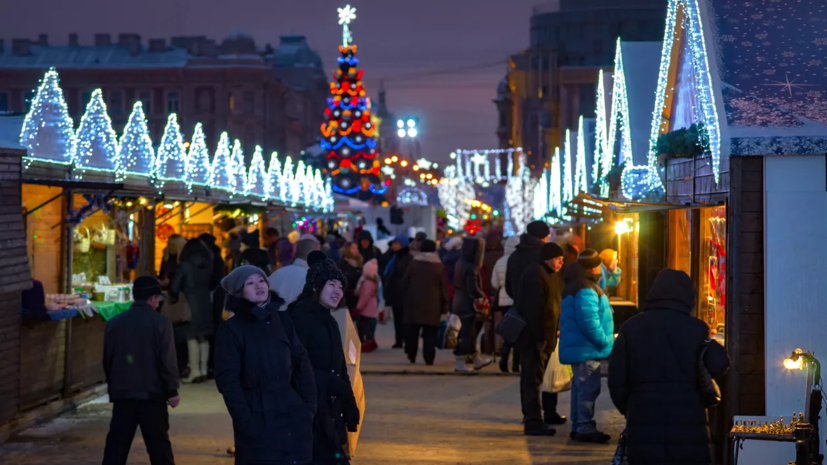 Гостями рождественской ярмарки в Петербурге стали более 1,2 млн человек