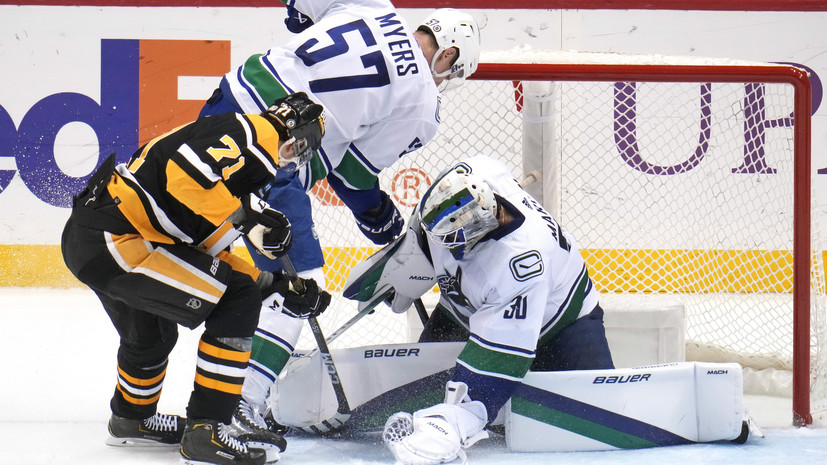 Четыре очка Малкина помогли «Питтсбургу» победить «Ванкувер» в НХЛ