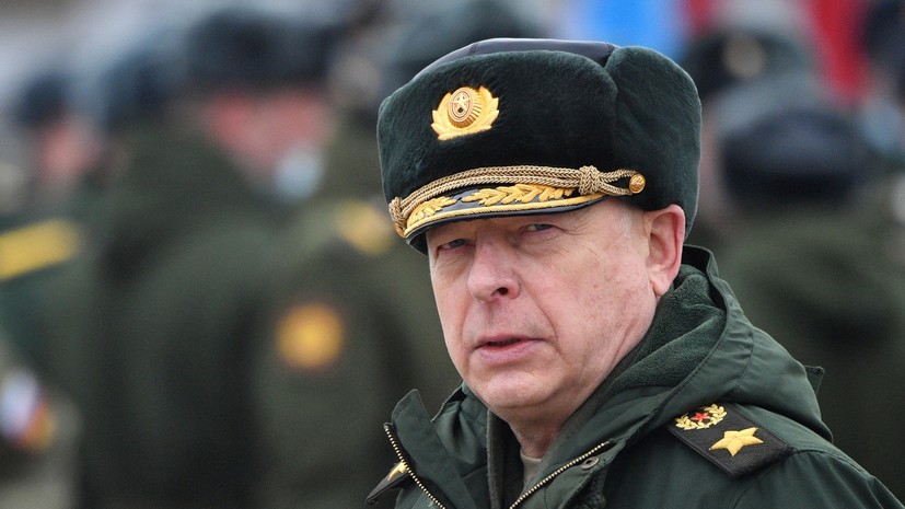 Главком Сухопутными войсками России Салюков прибыл в Белоруссию