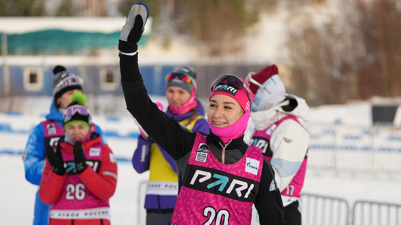 Довгая выиграла гонку преследования на этапе Кубка России в Рыбинске