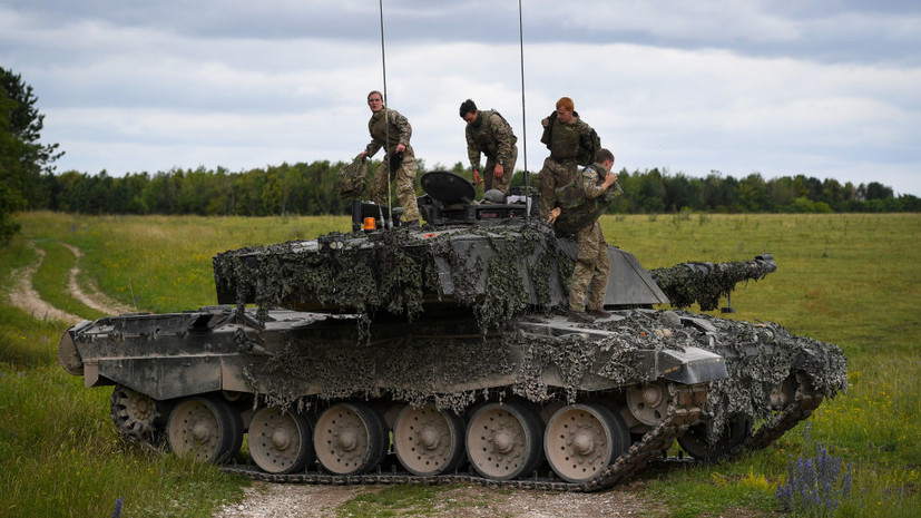Посольство России: отправка Киеву британских танков приведёт к ужесточению боевых действий