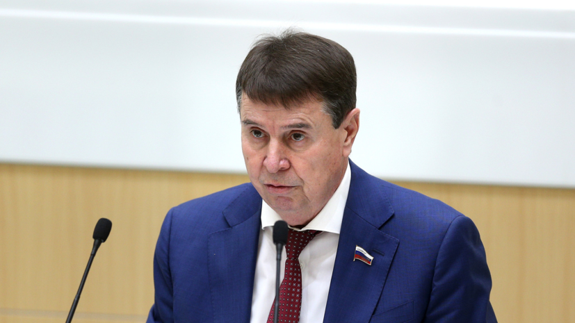 Сенатор Цеков: Европарламент специализируется на принятии русофобских решений