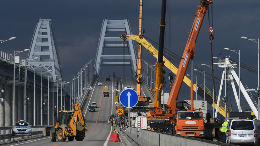 Автомобильное движение по Крымскому мосту вновь возобновлено