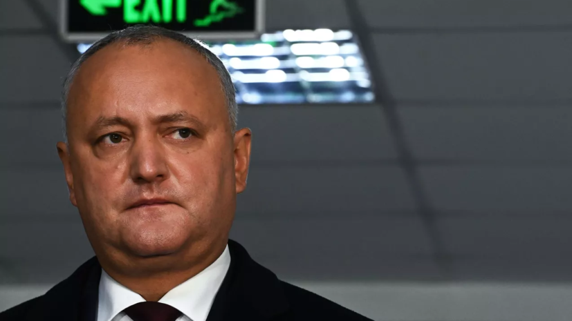 Прокуратура Молдавии попросила суд вернуть бывшего президента Додона под домашний арест