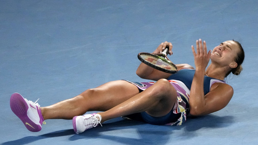 Соболенко эмоционально отреагировала на победу в финале Australian Open