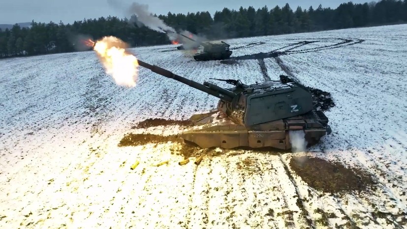 РИА Новости: артиллерия ВС России уничтожила склад боеприпасов ВСУ в Херсонской области