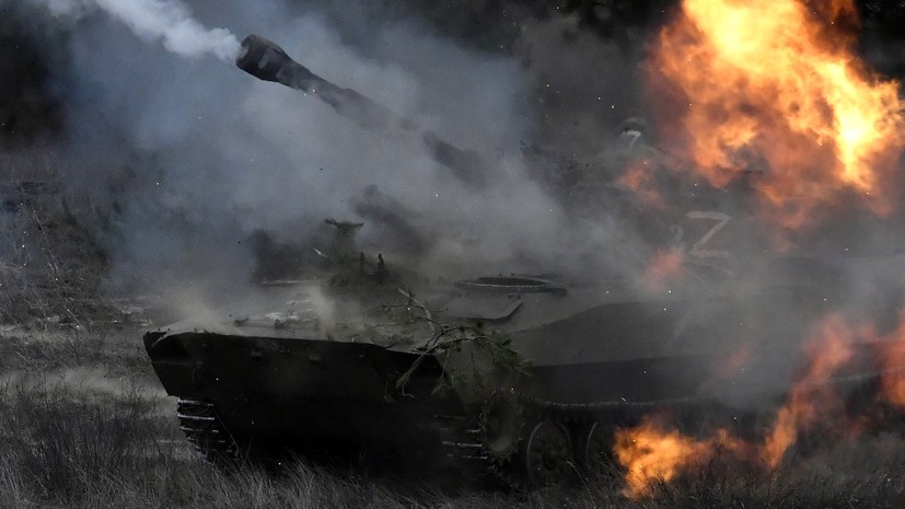 Артиллеристы ВС России уничтожили склад боеприпасов в Харьковской области