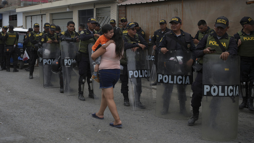 Массовые протесты возобновились в столице Перу