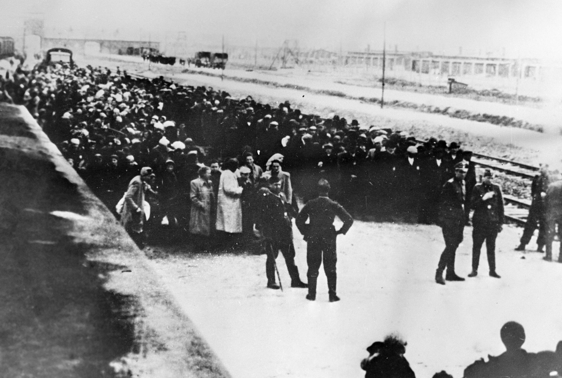 Апрель 1940 год. Эсэсовцы концлагеря Освенцим. Аушвиц-Биркенау заключенные. Концлагерь Освенцим голод.