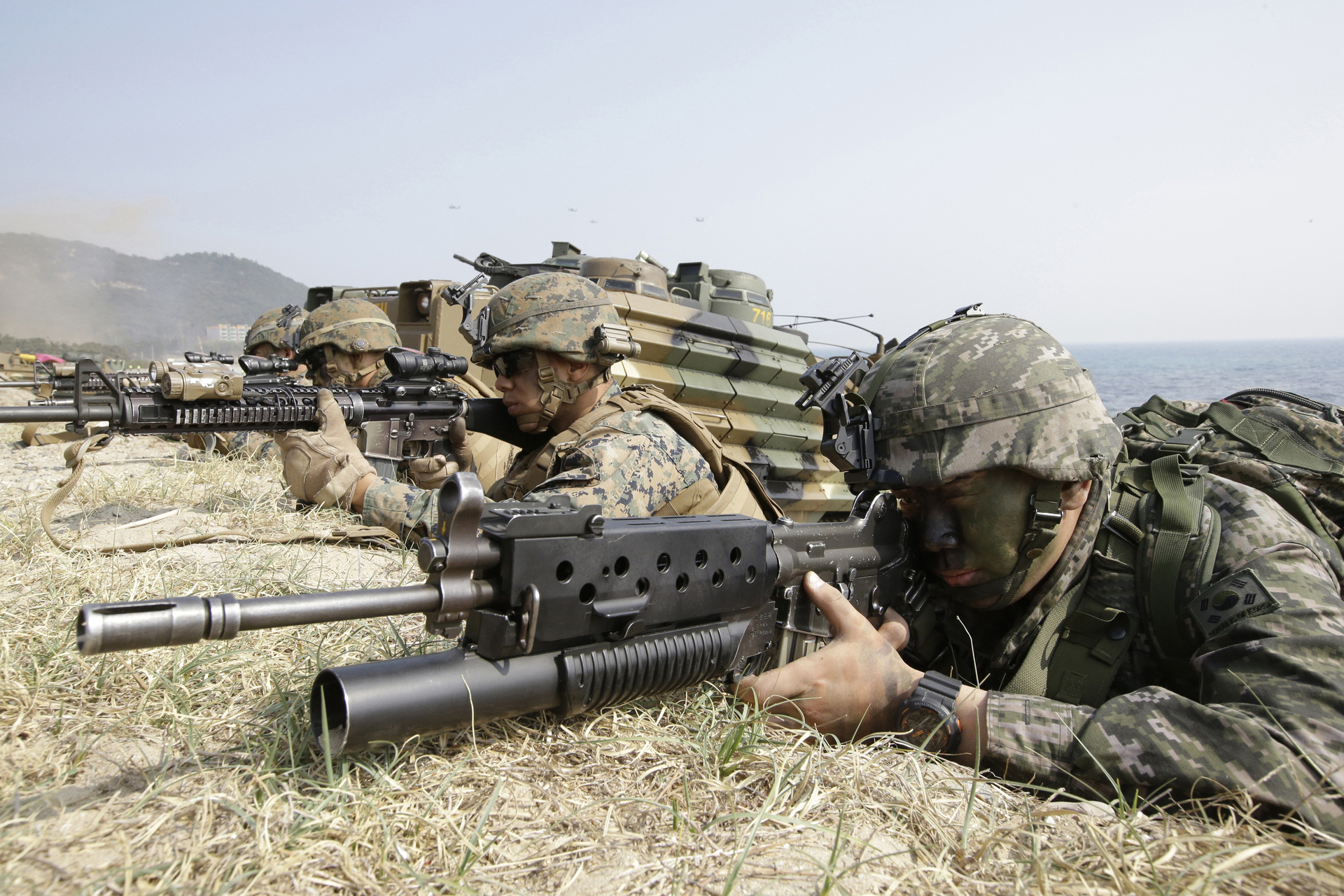Военные учения США и Южной Кореи