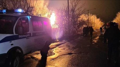 МЧС ЛНР назвало подрыв возможной причиной взрыва на магистральном газопроводе в Лутугине