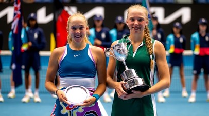 Российские тенниситки Мирра Андреева и Алина Корнеева