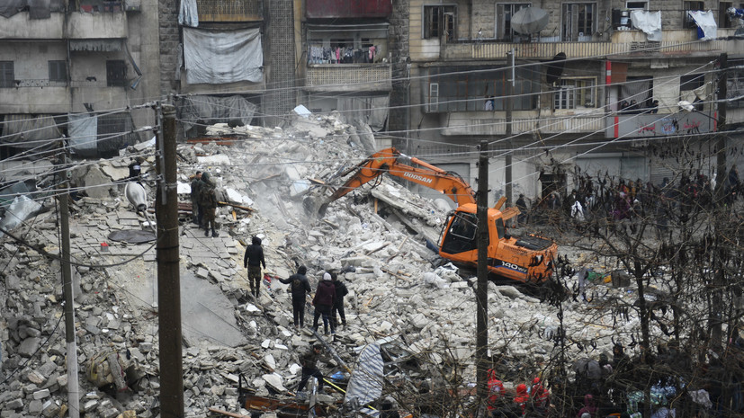 В Алеппо в результате землетрясения полностью разрушено 40 домов