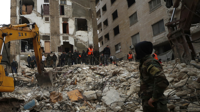 У посольства России нет данных о погибших в результате землетрясений в Сирии россиянах