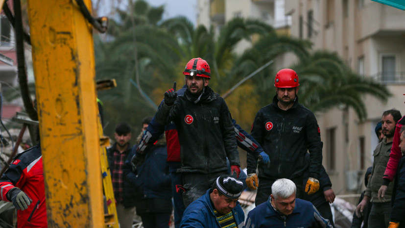 В Турции заявили об обрушении 5606 зданий в результате землетрясения