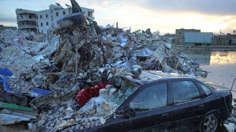 Число жертв землетрясения в Сирии возросло до 812