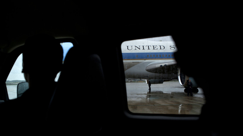 В Мэриленде неизвестный проник на базу, где находится самолёт президента США