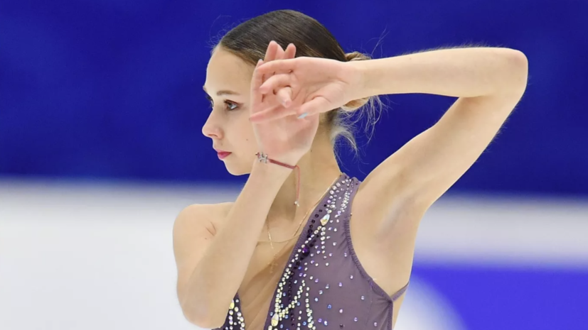 Синицына возобновила тренировки на льду после травмы