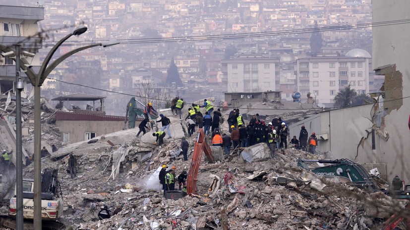 ️Число погибших в результате землетрясений в Турции превысило 19 тысяч