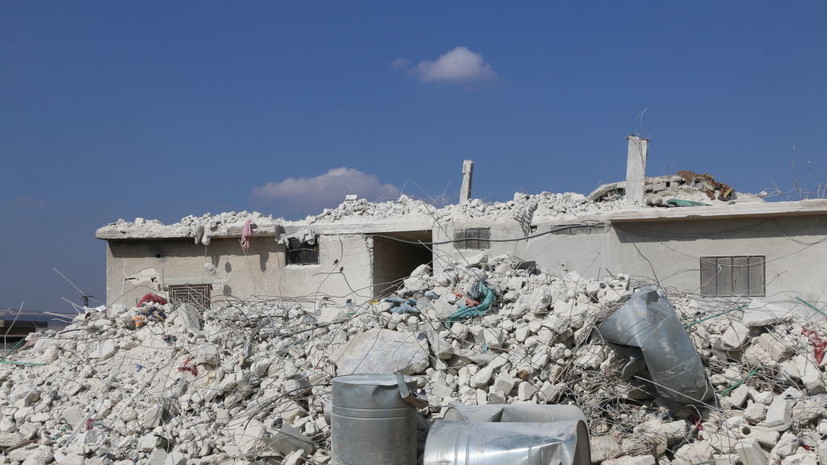 Минздрав Сирии сообщил о 1414 жертвах землетрясений