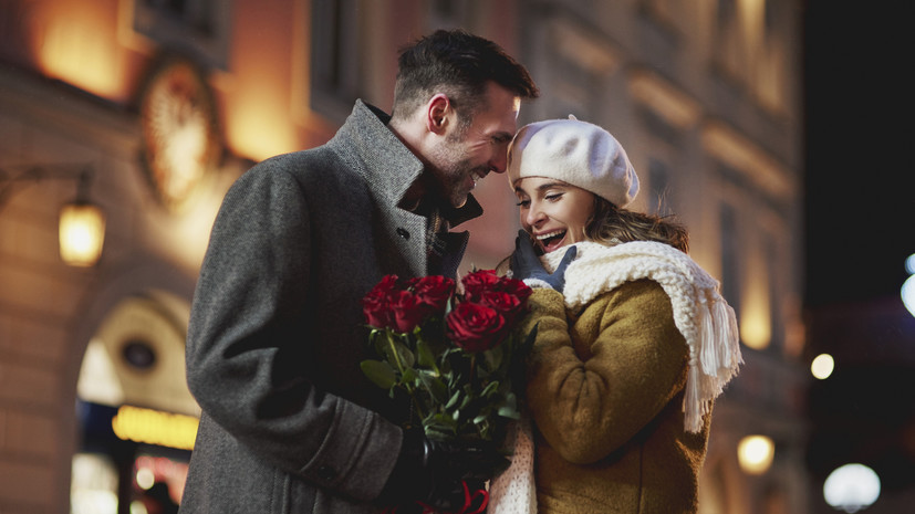 Опрос: больше половины женщин хотят получить цветы на День всех влюблённых